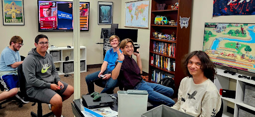 The esports club practices after school in Room 25.
