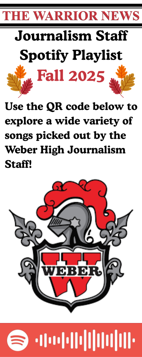 Infographic: Journalism Staff Playlist - Fall 2025