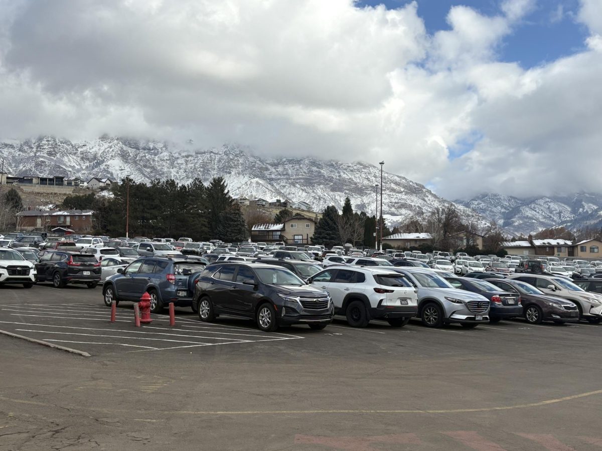 East Parking Lot at Weber High.
