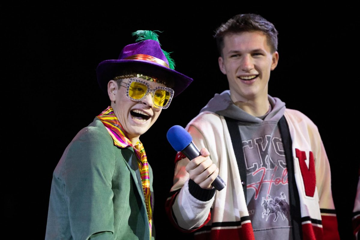 Tyler Modesitt Crowned “Mr. Weber” at Assembly