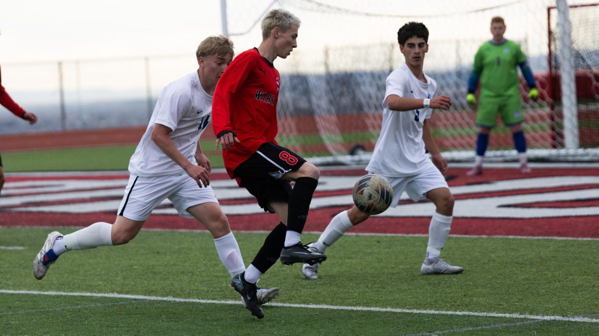 Junior Trey Jones plays in the game against Fremont on March 14. The team lost 0-4.  